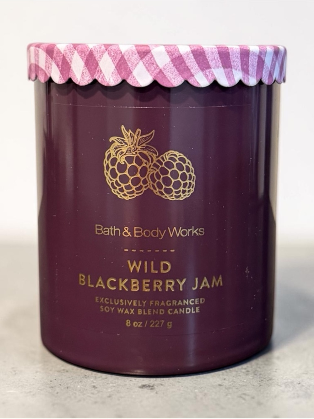 Bath & Body Works Wild Blackberry Jam Single Wick Candle
